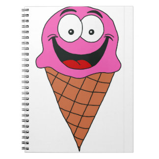 Cuaderno Helado rosa
