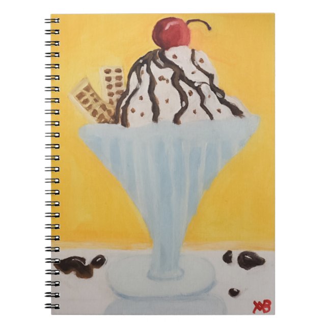 Cuaderno Helado Sundae (Frente)