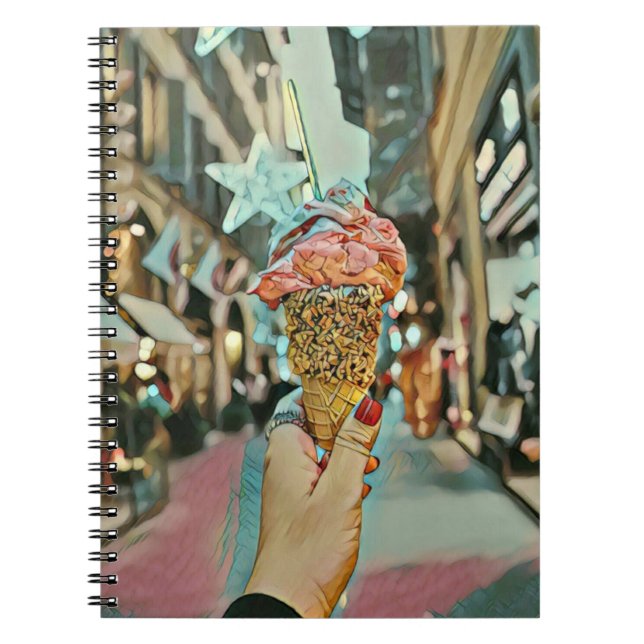 Cuaderno Helados rociados (Frente)