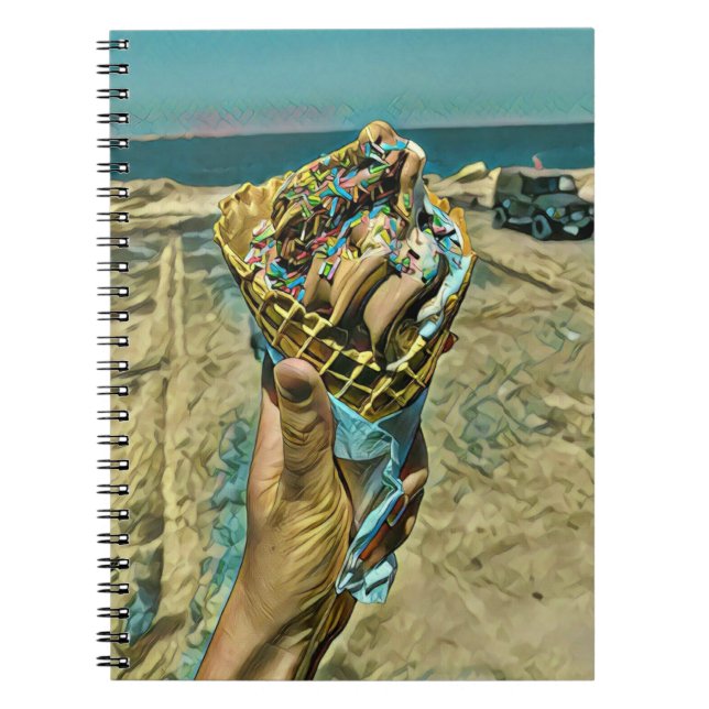 Cuaderno Helados rociados (Frente)