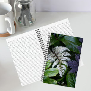 Cuaderno Helecho Japonés Pintado Floral