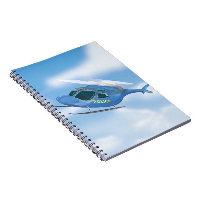 Cuaderno Helicóptero de la policía (Lado Derecho)