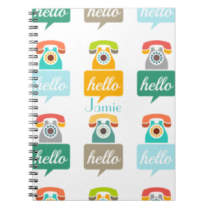 Cuaderno Hello Cute Colorful Hello