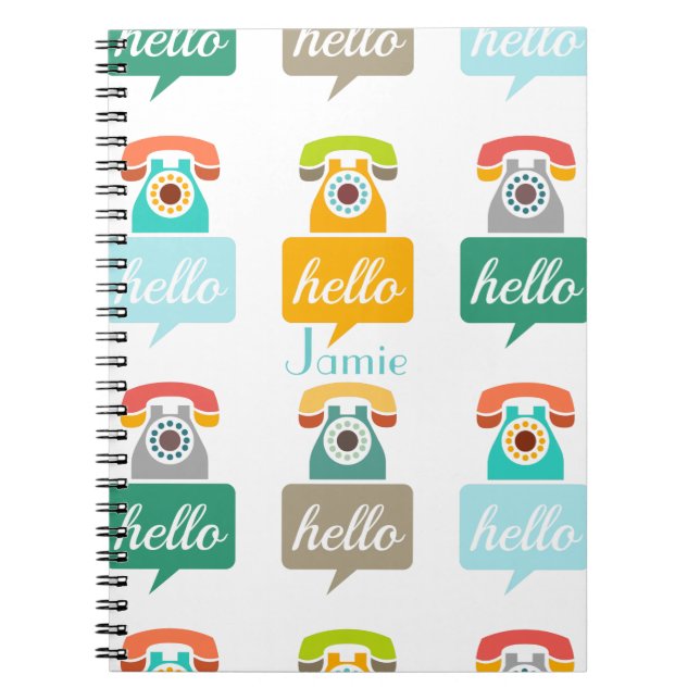 Cuaderno Hello Cute Colorful Hello (Frente)