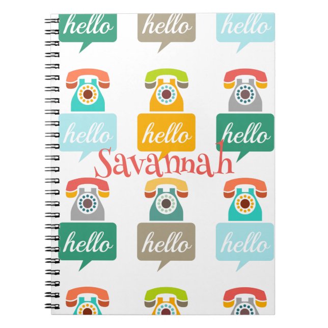Cuaderno Hello Cute Colorful Hello (Frente)