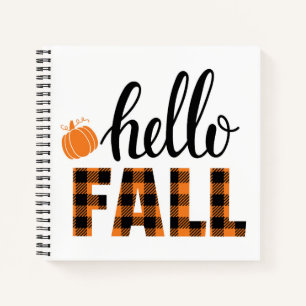 Cuaderno Hello Fall