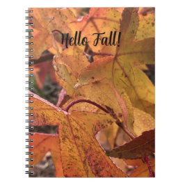 Cuaderno "Hello Fall!" Notebook