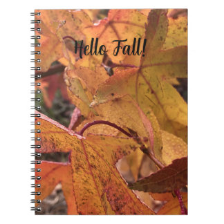 Cuaderno "Hello Fall!" Notebook