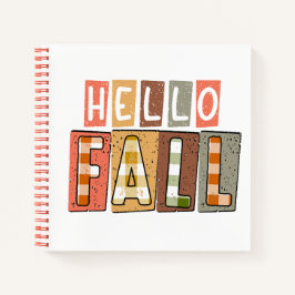 Cuaderno Hello Fall Notebook Design