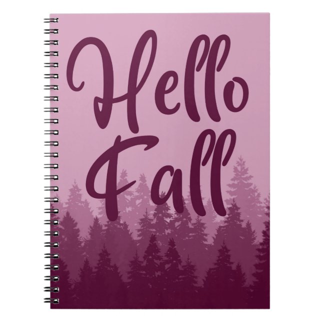 Cuaderno Hello Fall Season (Frente)