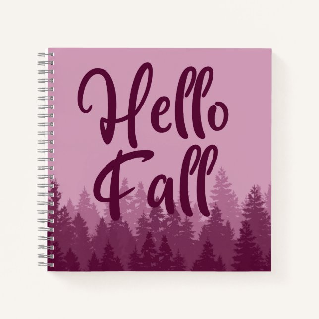 Cuaderno Hello Fall Season (Anverso)