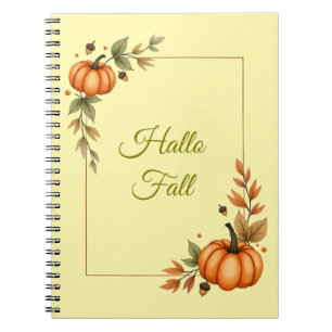Cuaderno Hello Fall Watercolor Cosy