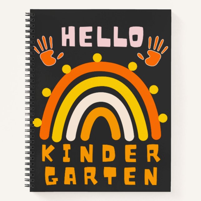 CUADERNO HELLO KINDERGARTEN - GUAY RAINBOW (Anverso)