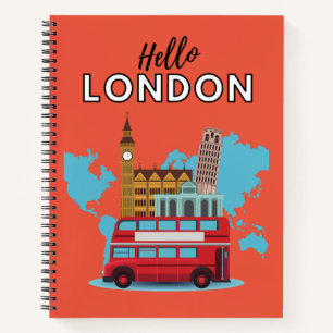 Cuaderno Hello London Notebook