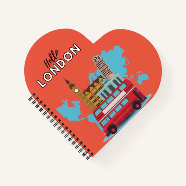 Cuaderno Hello London Notebook (Anverso)