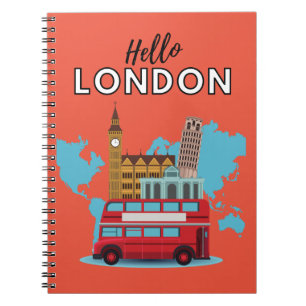Cuaderno Hello London Notebook