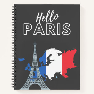 Cuaderno Hello Paris Notebook
