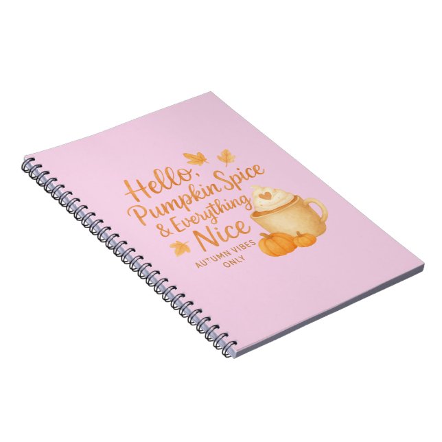 Cuaderno Hello, Pumpkin Spice & Everything Nice Journal (Lado Derecho)