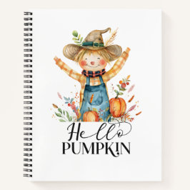 Cuaderno Hello Pumpkin Spiral Notebook