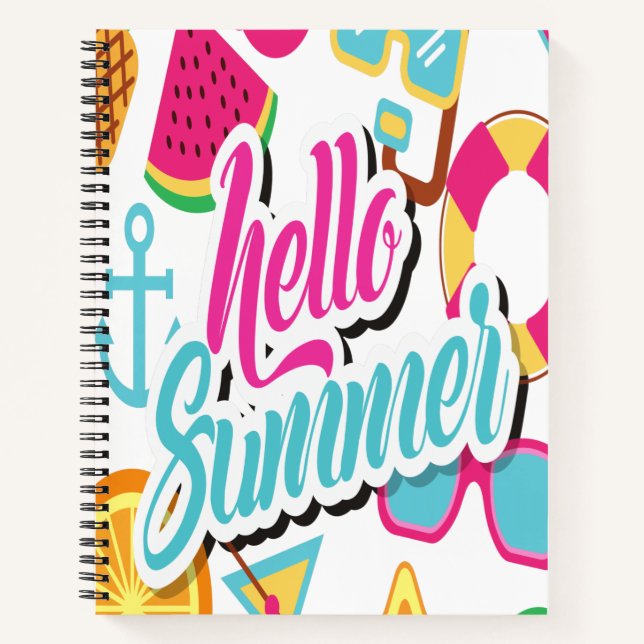 Cuaderno Hello Summer Notebook (Anverso)