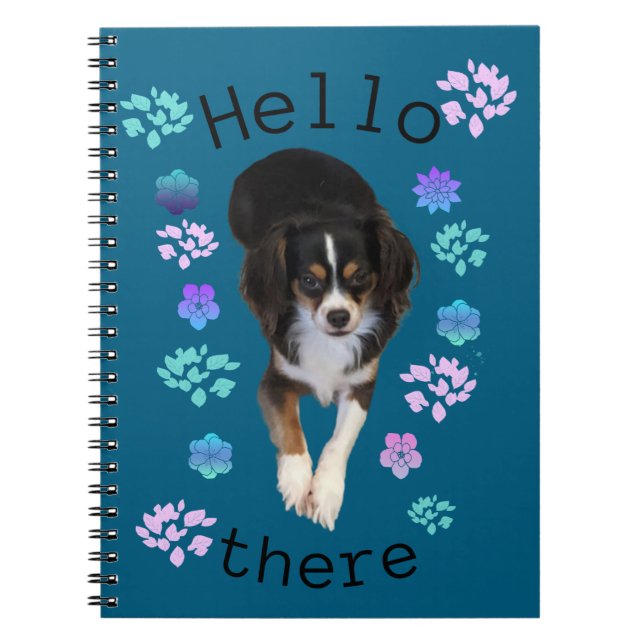 Cuaderno Hello There Puppy Spiral Photo Notebook (Frente)