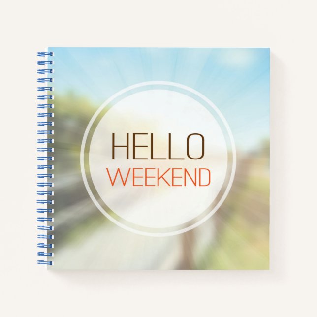 Cuaderno Hello Weekend (Anverso)