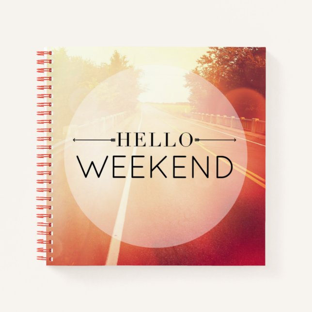 Cuaderno Hello Weekend (Anverso)