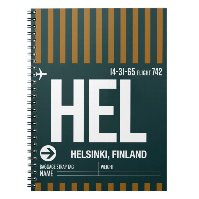 Cuaderno Helsinki - Diario de viajes (Frente)