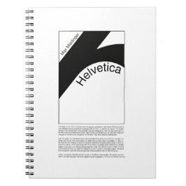 Cuaderno Helvetica Typography | Demo Design