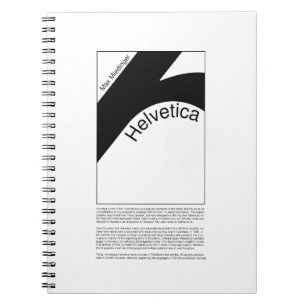 Cuaderno Helvetica Typography   Demo Design