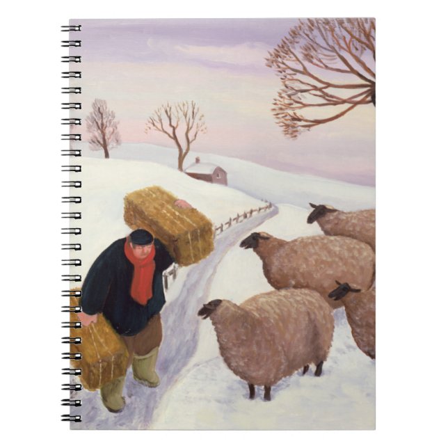Cuaderno Heno que lleva a las ovejas en invierno (Frente)
