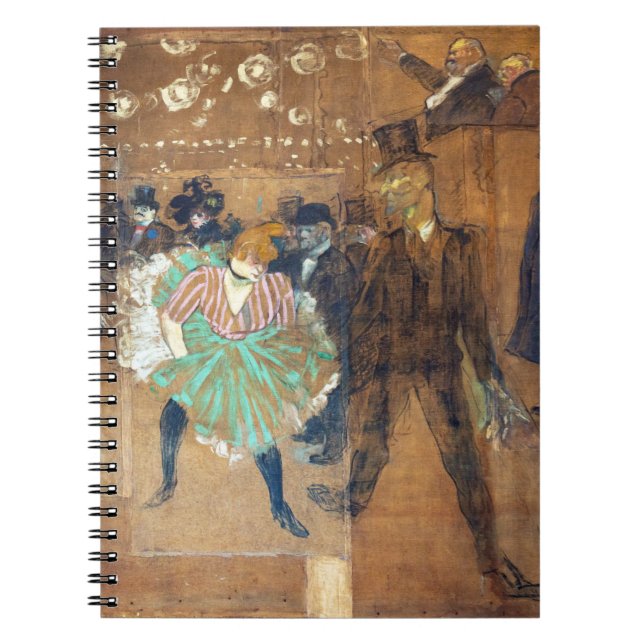 Cuaderno Henri de Toulouse-Lautrec - Danza en la Roque (Frente)