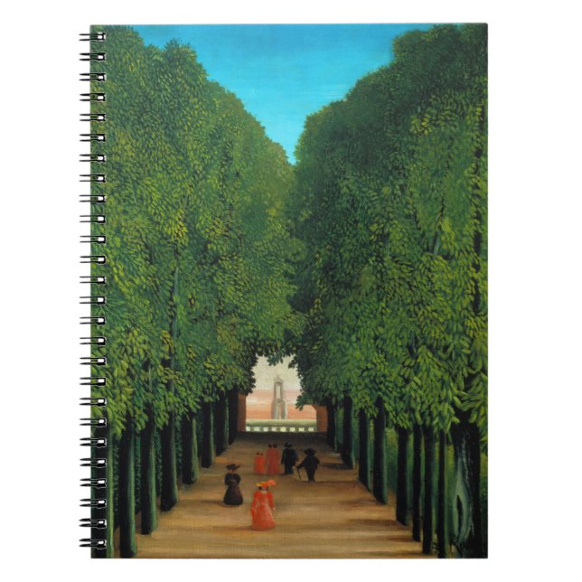 Cuaderno Henri Rousseau, Avenida en el Parque de Saint Clou (Frente)