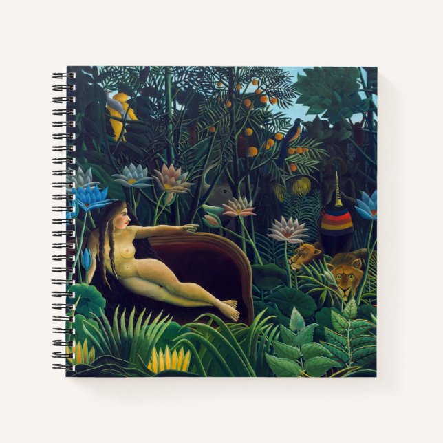 Cuaderno Henri Rousseau - El sueño / Le Reve (Anverso)