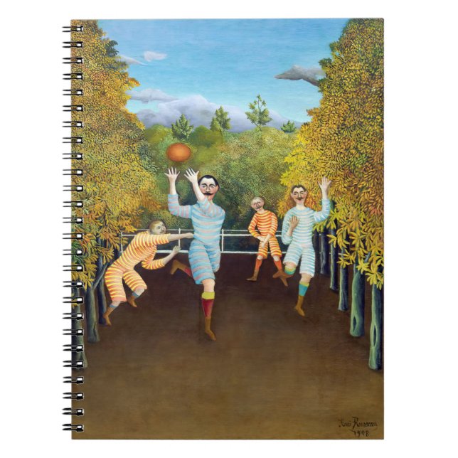 Cuaderno Henri Rousseau - Futbolistas (Frente)