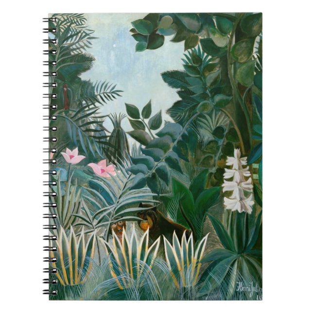 Cuaderno Henri Rousseau - La selva ecuatorial (Frente)