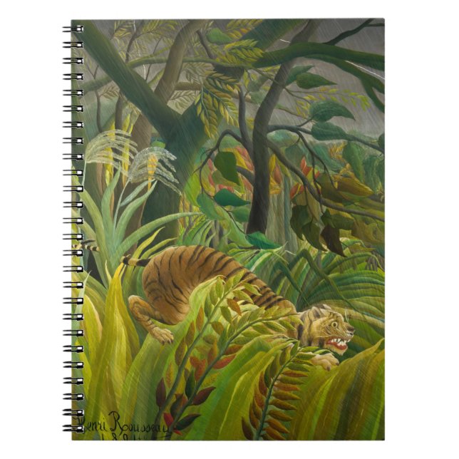 Cuaderno Henri Rousseau - ¡Sorprendido! (Frente)