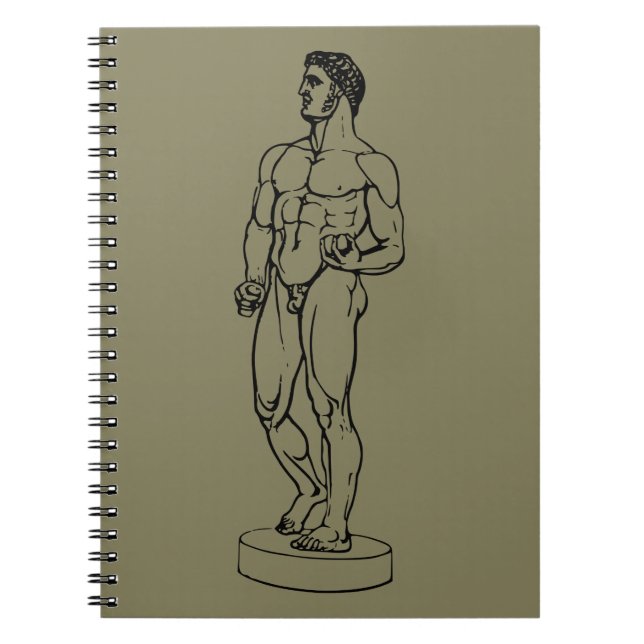 Cuaderno heráculos, hercules, mitología, griego, atalanta,  (Frente)