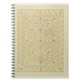 Cuaderno Herbarium Plant Gardening Journal