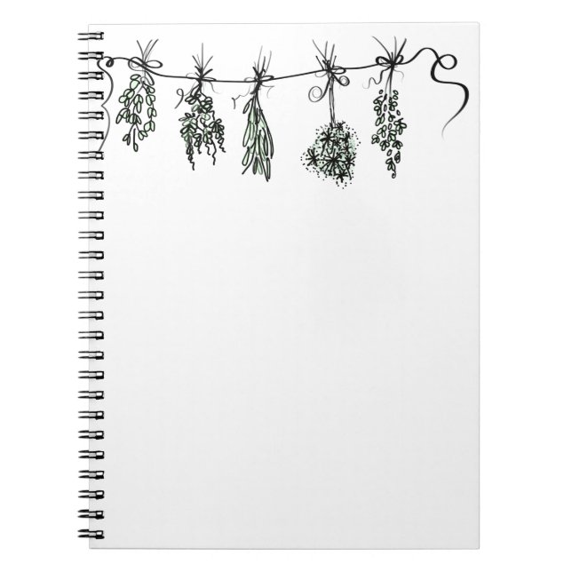 Cuaderno Herbs de jardín (Frente)