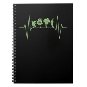 Cuaderno Herbs Plants Heartbeat
