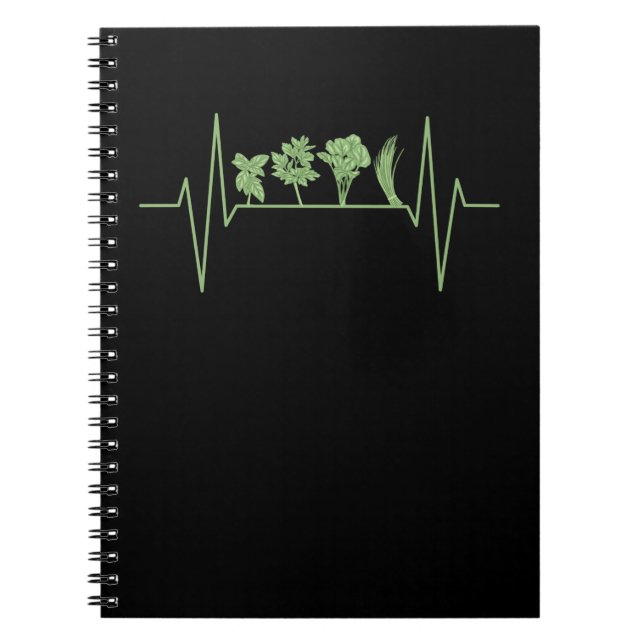 Cuaderno Herbs Plants Heartbeat (Frente)