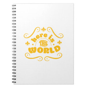 Cuaderno Here is the world