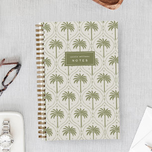 Cuaderno Herencia Olivo Enrejado de Palma Personalizado