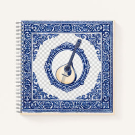 Cuaderno Herencia Portuguesa - Diseño de Guitarra y Azulejo