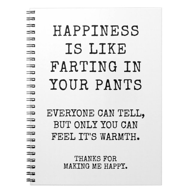 Cuaderno Hermana divertida Feliz Cumpleaños (Frente)