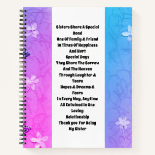 Cuaderno Hermana embellecida