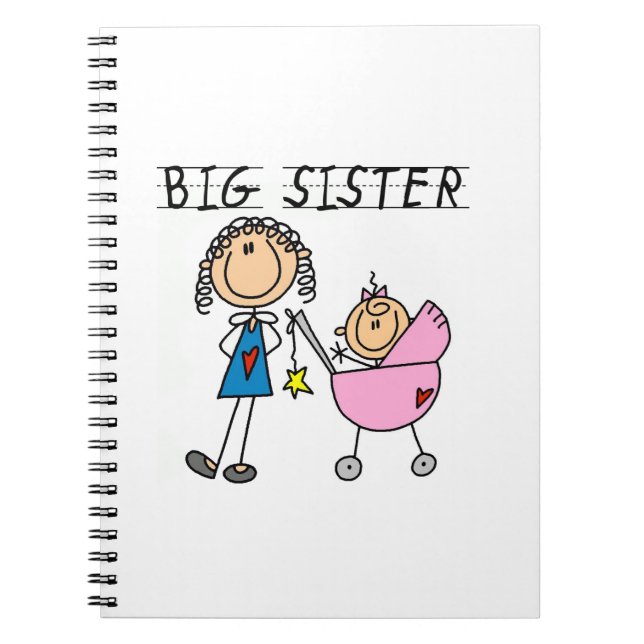 Cuaderno Hermana Grande Con Regalos De Hermanas Pequeñas (Frente)