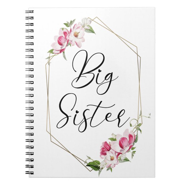 Cuaderno Hermana Mayor Adorable (Frente)