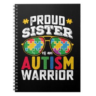 Cuaderno Hermana Orgullosa De Una Familia Guerrera Del Auti